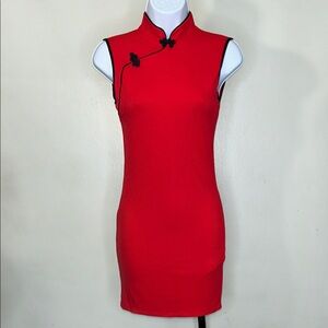Forever 21 Red Sleeveless Mini Dress